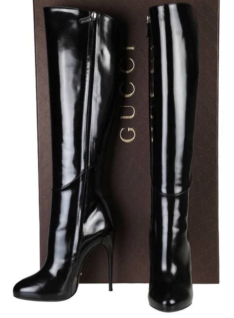 gucci laceup boots|Gucci high heel boots.